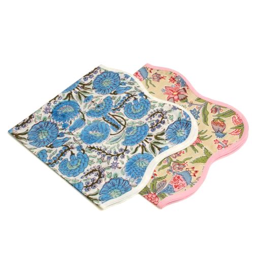 Paisley Pink Embroidered Napkin