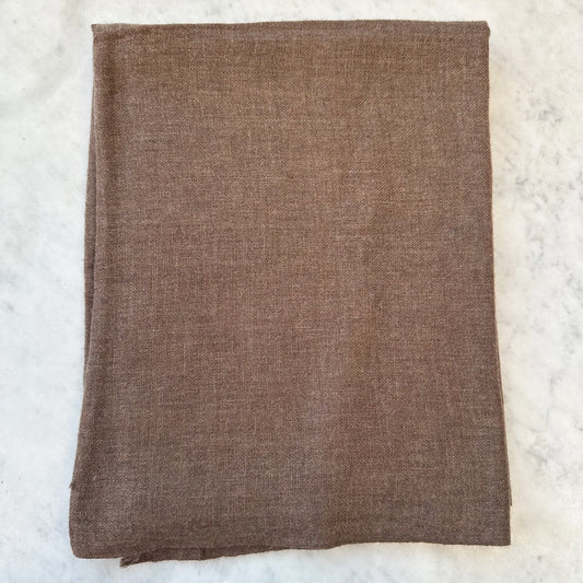 Yak/ Cashmere Scarf Brown