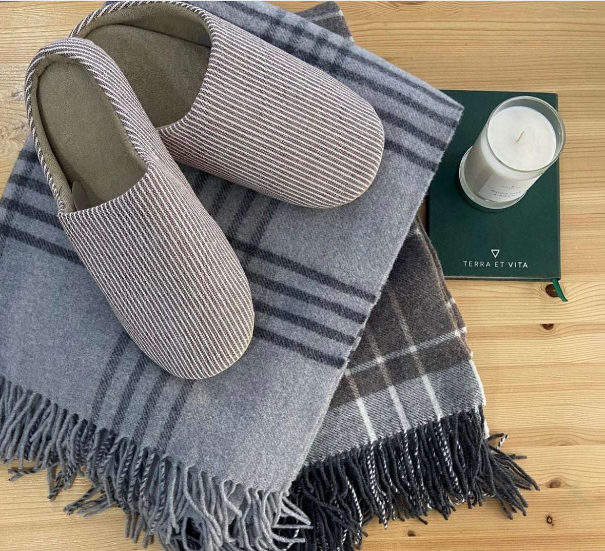 Home Slippers Blue