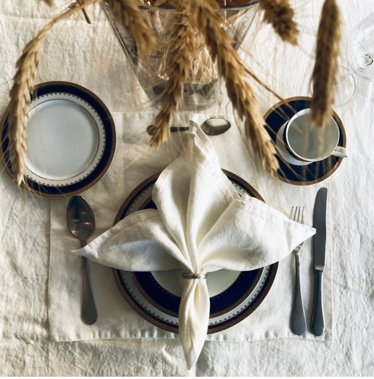 Double-faced Linen Placemat White