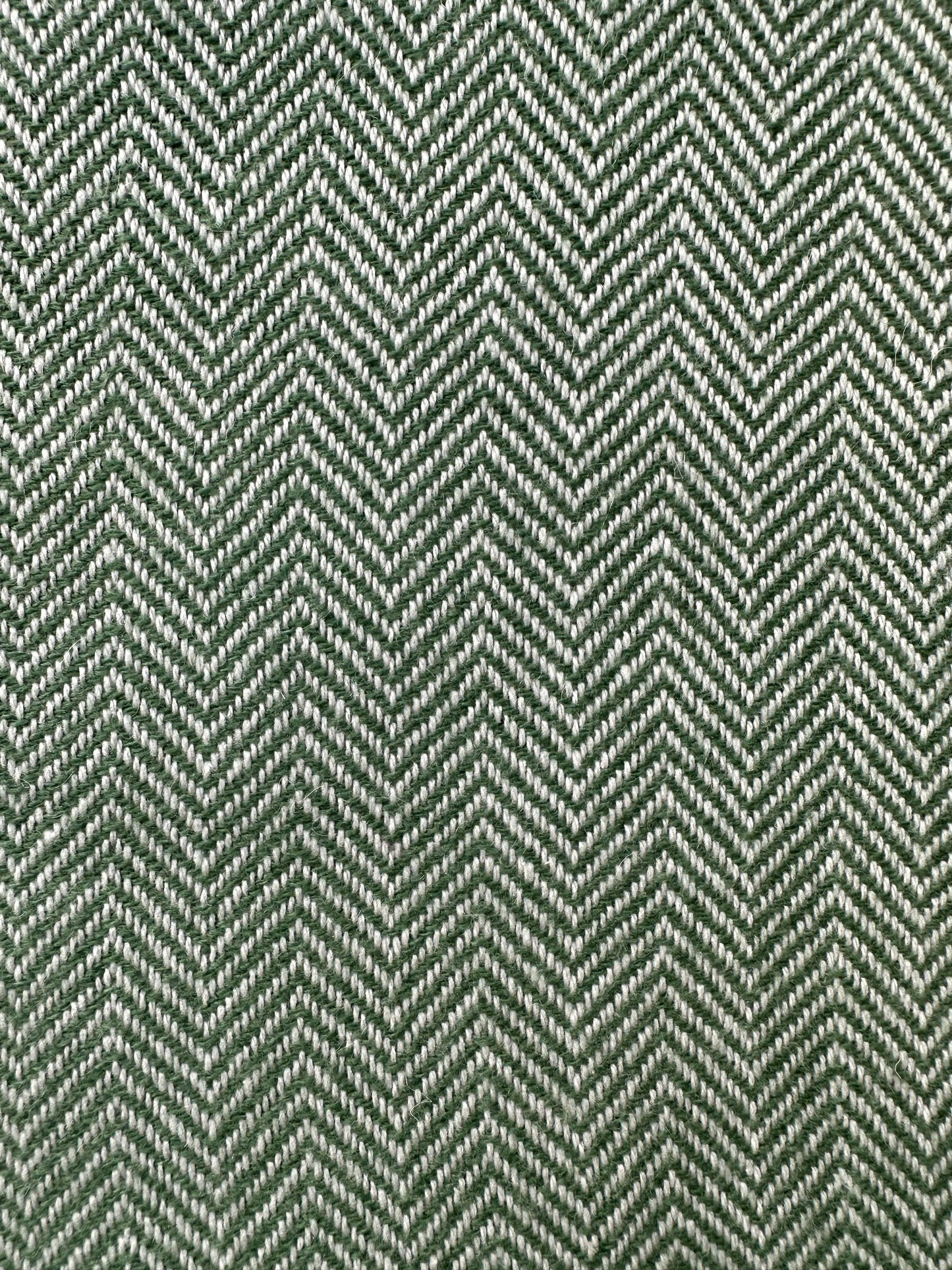 Cashmere Throw Zig Green