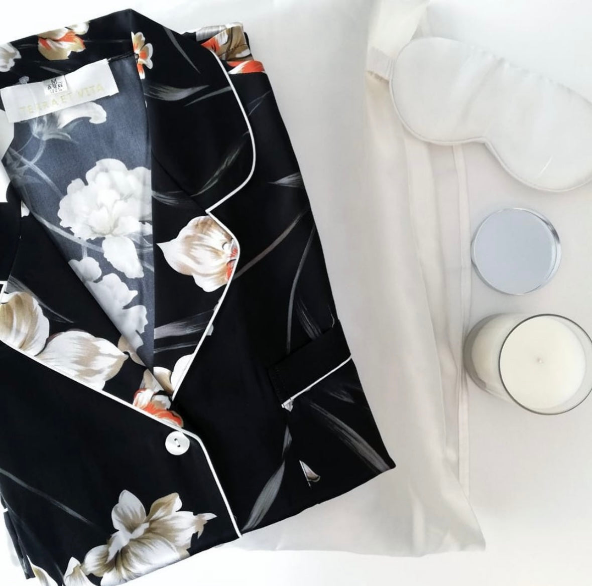 Flower Silk Pyjama