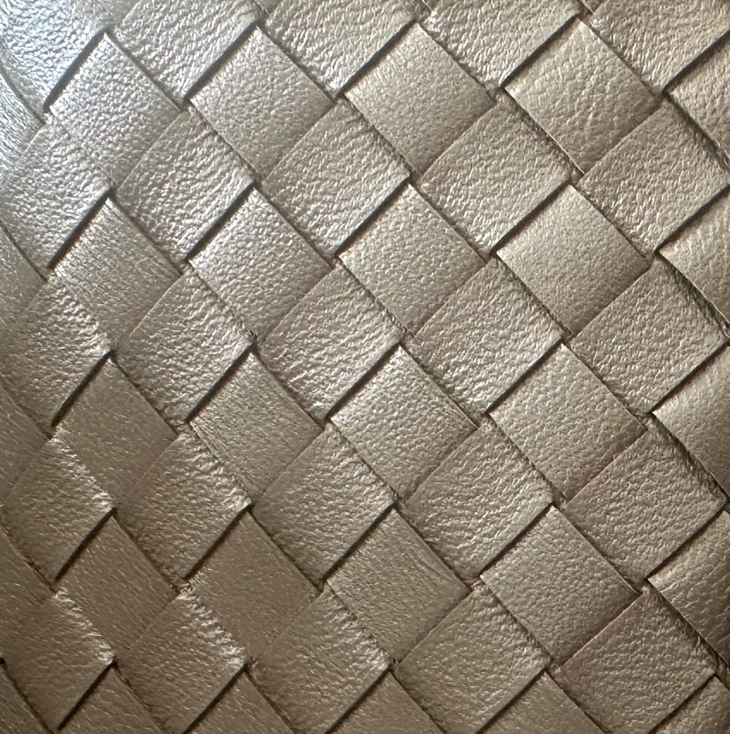 Mini weave bucket bag Grey