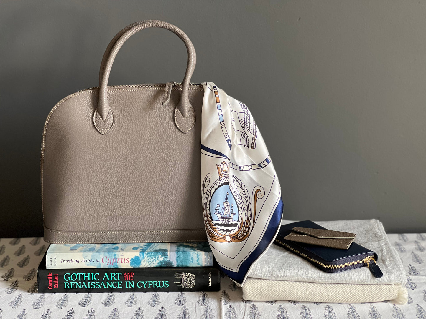 Nautic Silk Scarf