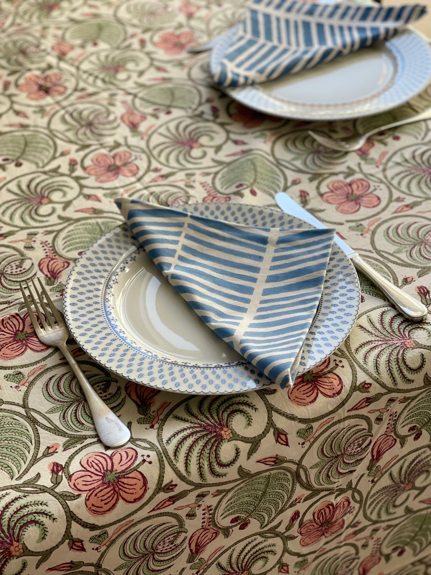 White Stripe Cotton Napkin