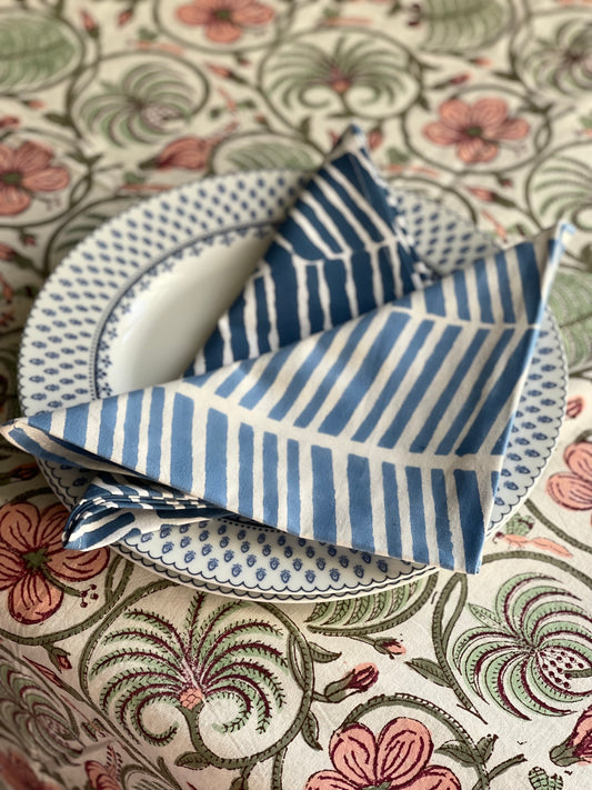White Stripe Cotton Napkin