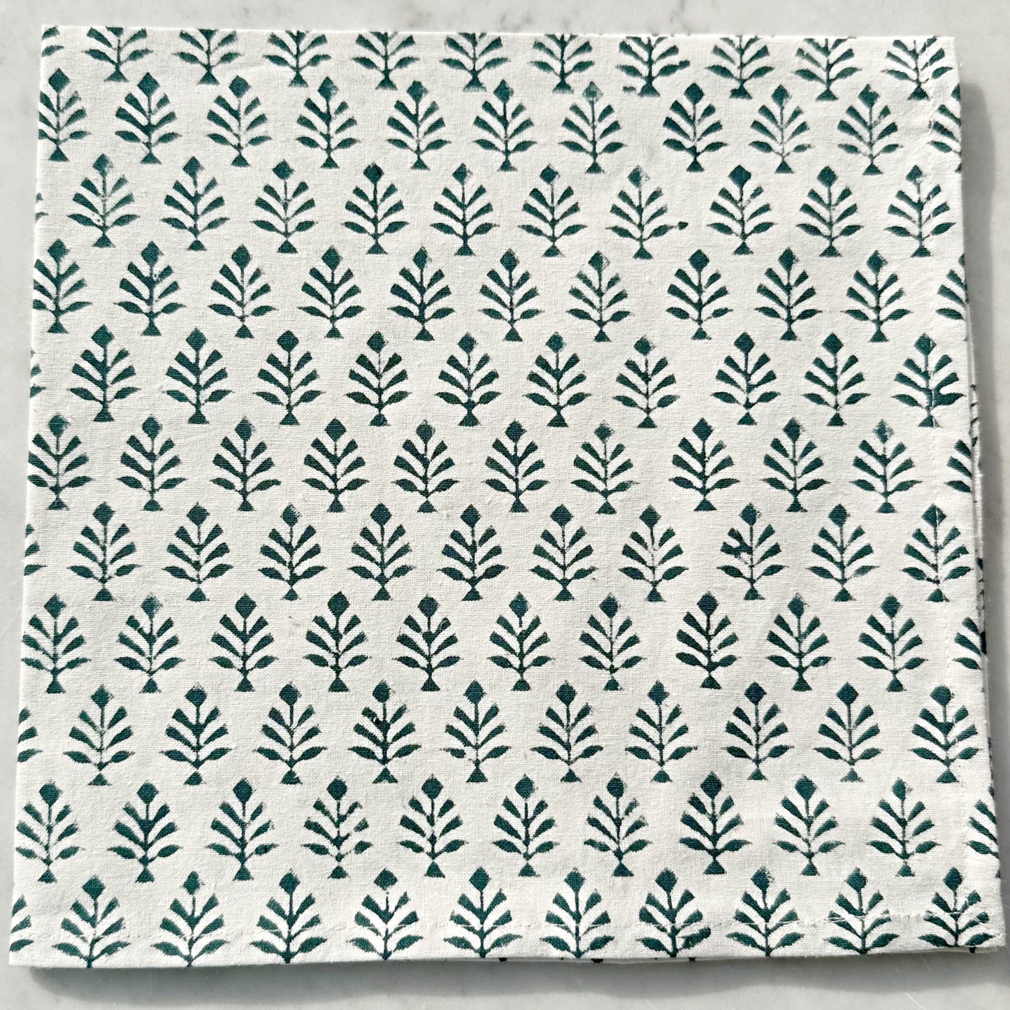 Feather Napkin Green