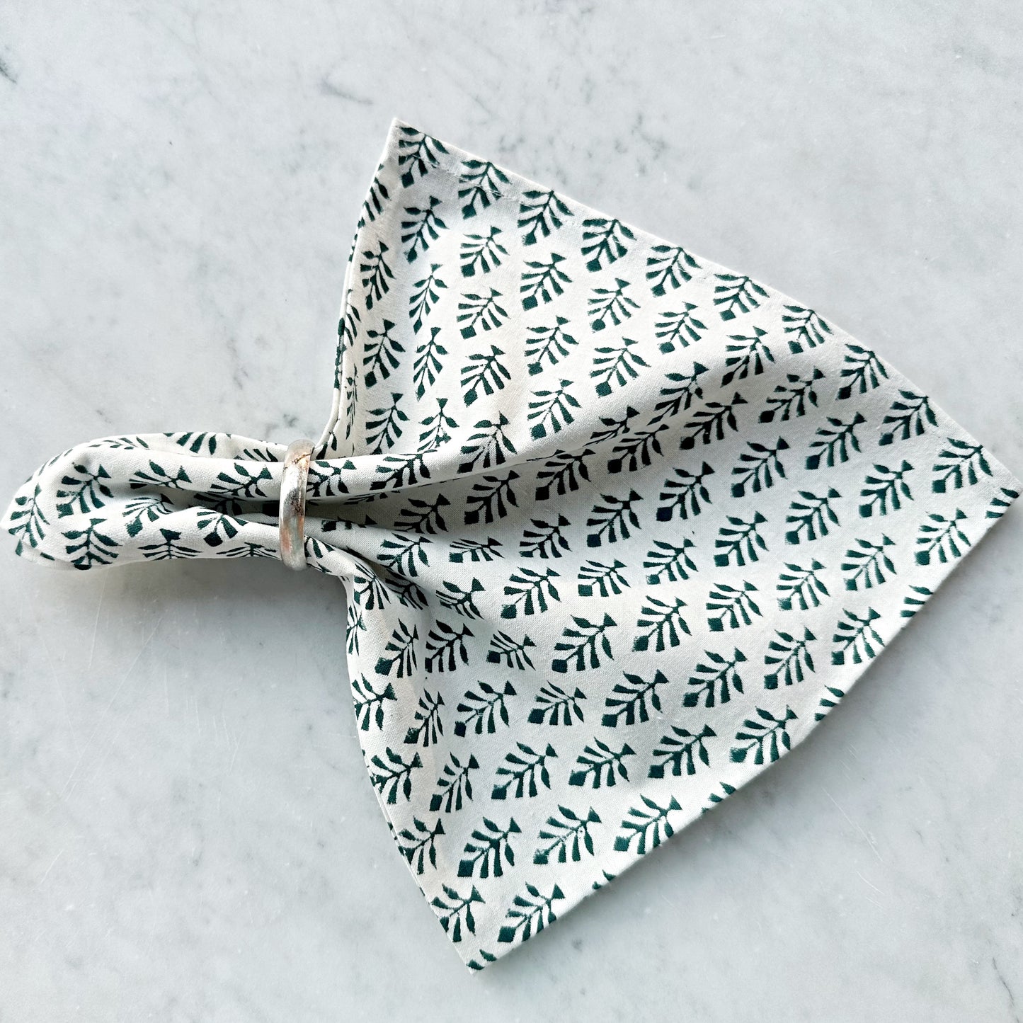 Feather Napkin Green