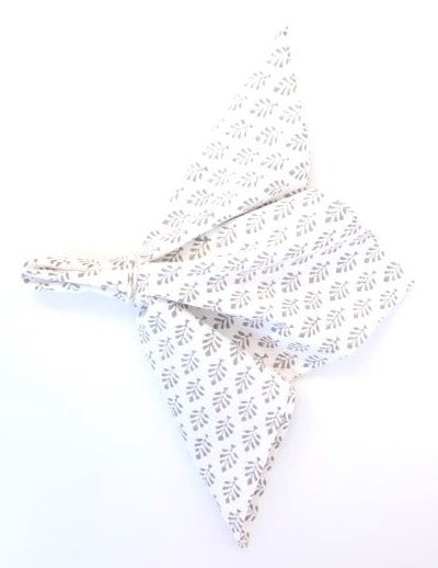 Feather Cotton Napkin Grey