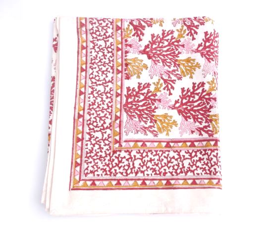 Coral Tablecloth