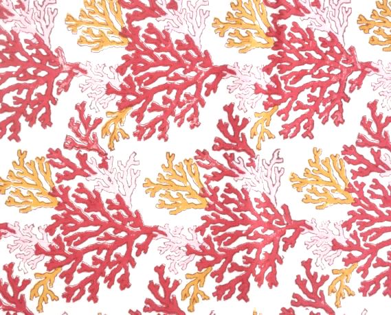 Coral Tablecloth