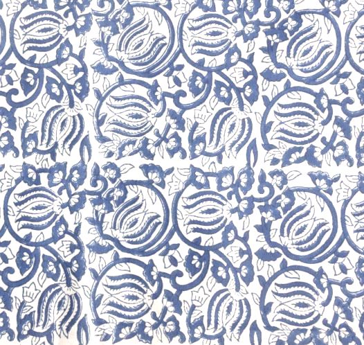 Blue Garden Tablecloth