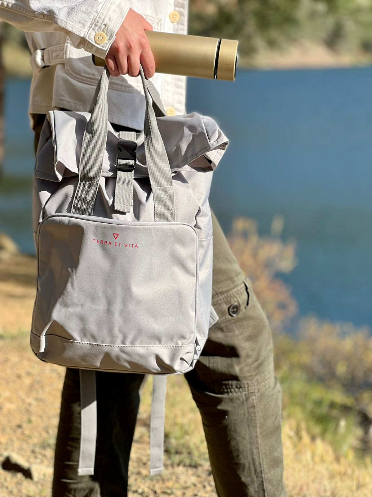 Roll Handle Backpack
