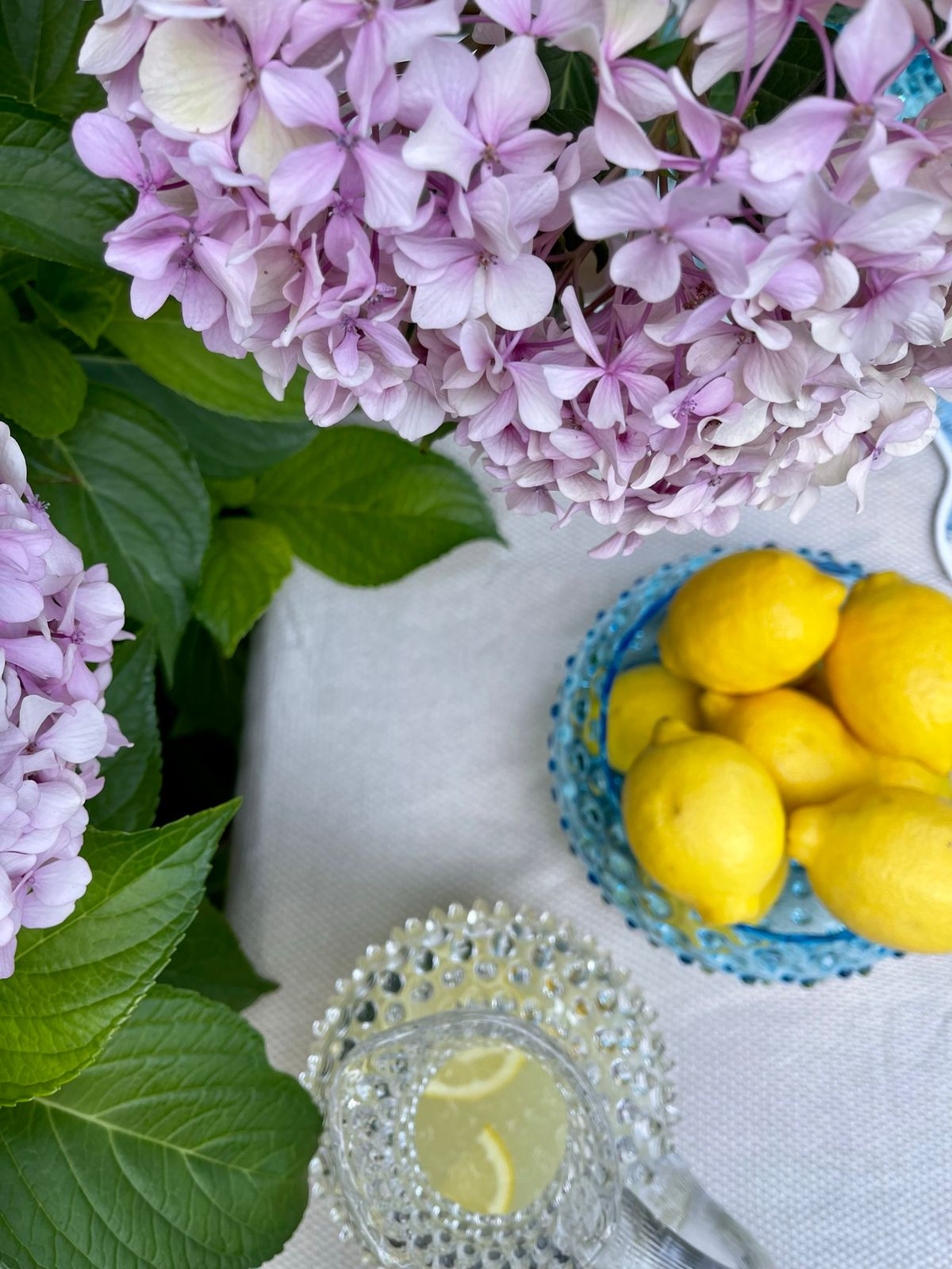 Hobnail Bowl – Blue