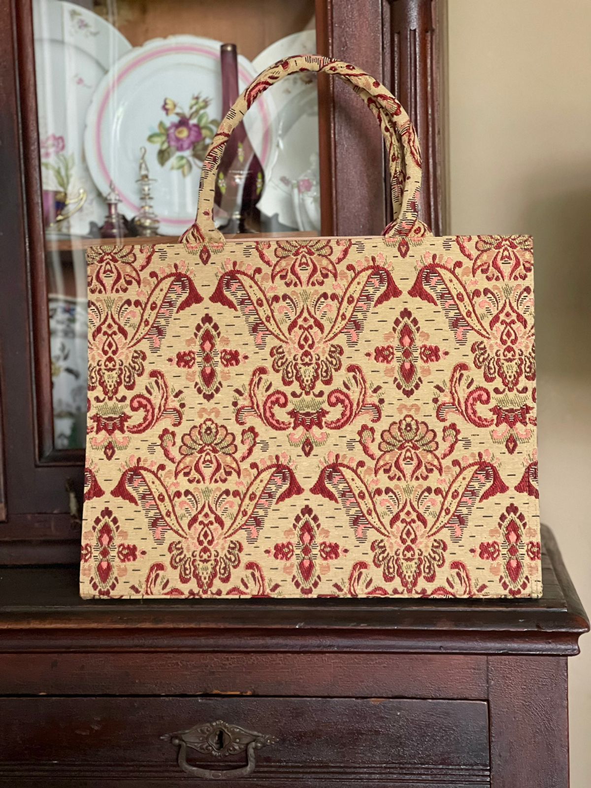Jacquard Tote