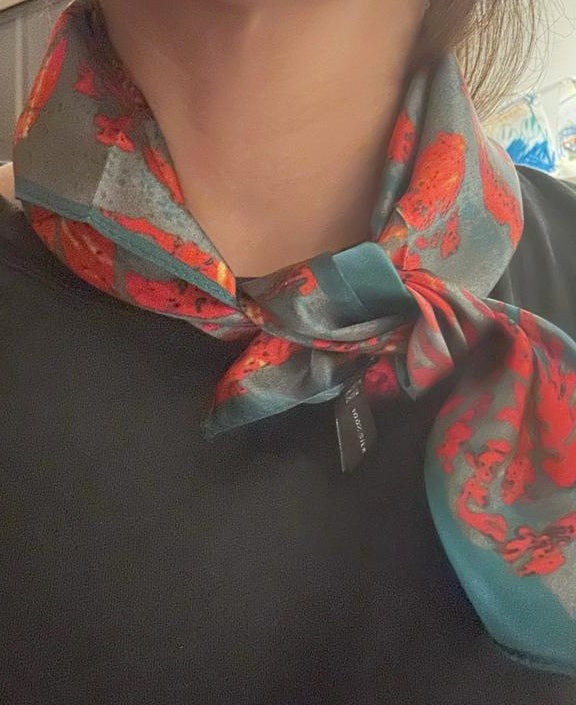 Redlia Silk Scarf