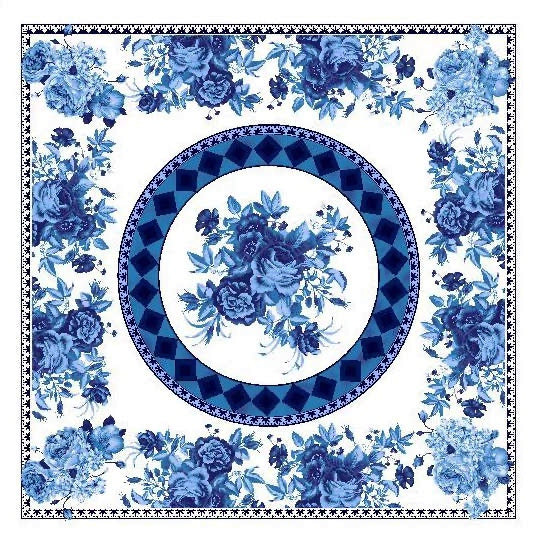 Blueral Silk Scarf