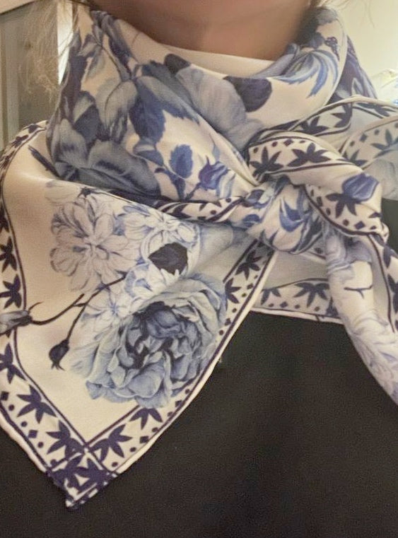 Blueral Silk Scarf