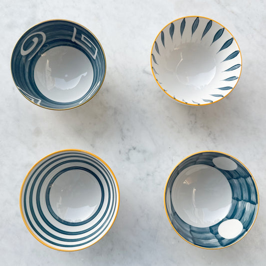 Como Porcelain Bowls (Set of 4)