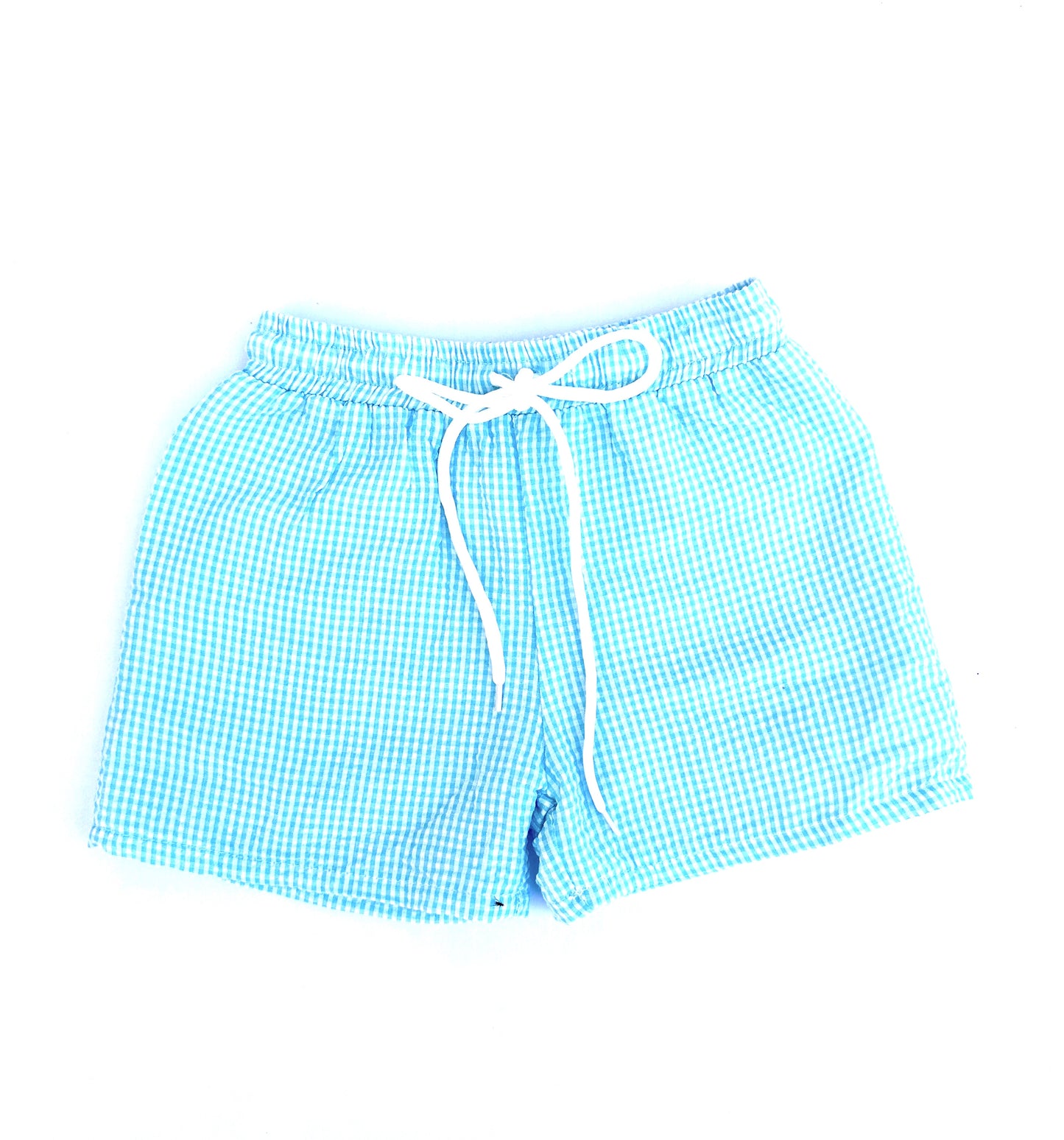 Chequered bathing suit boys