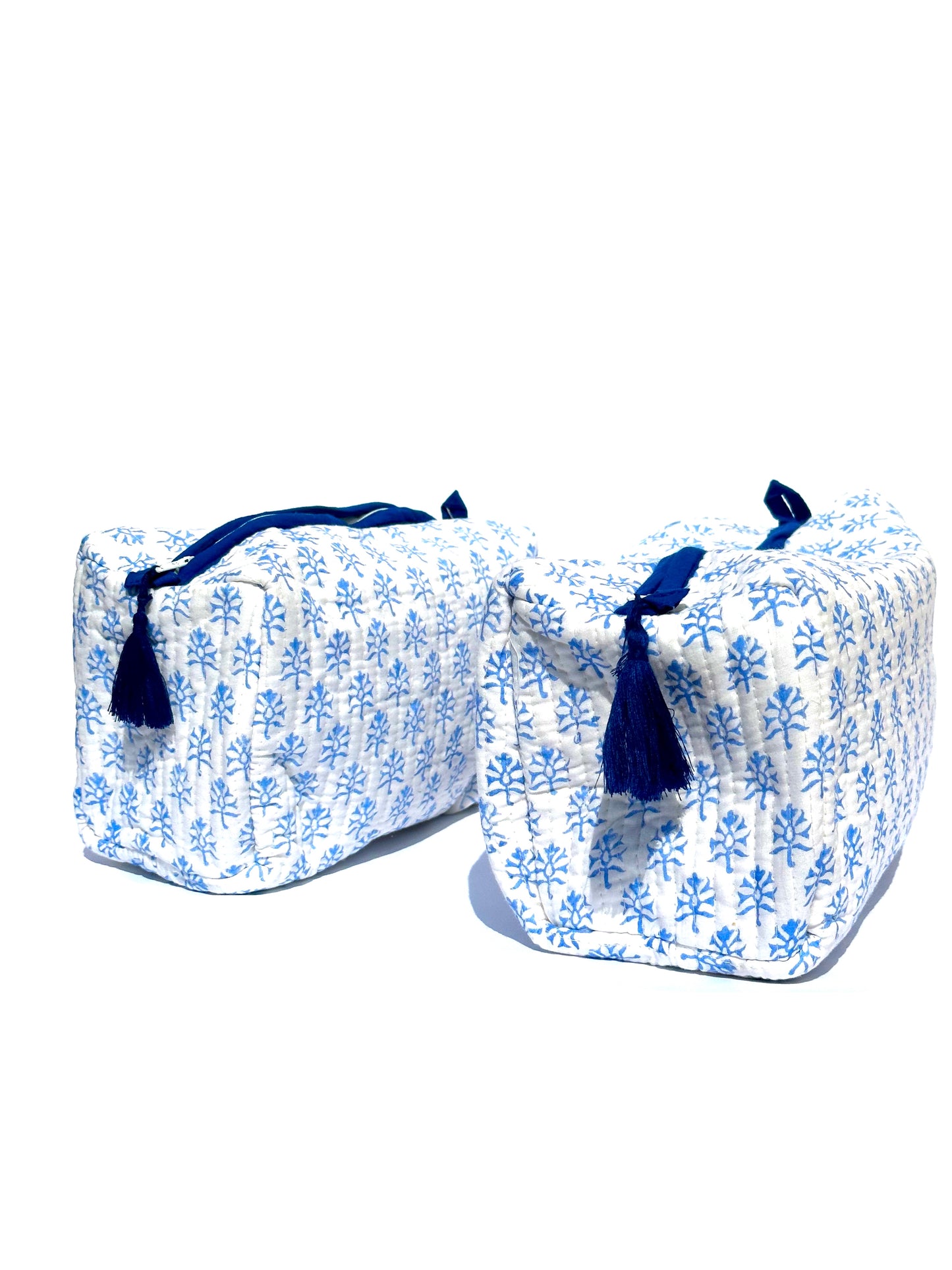Blue blossom Cosmetic bag