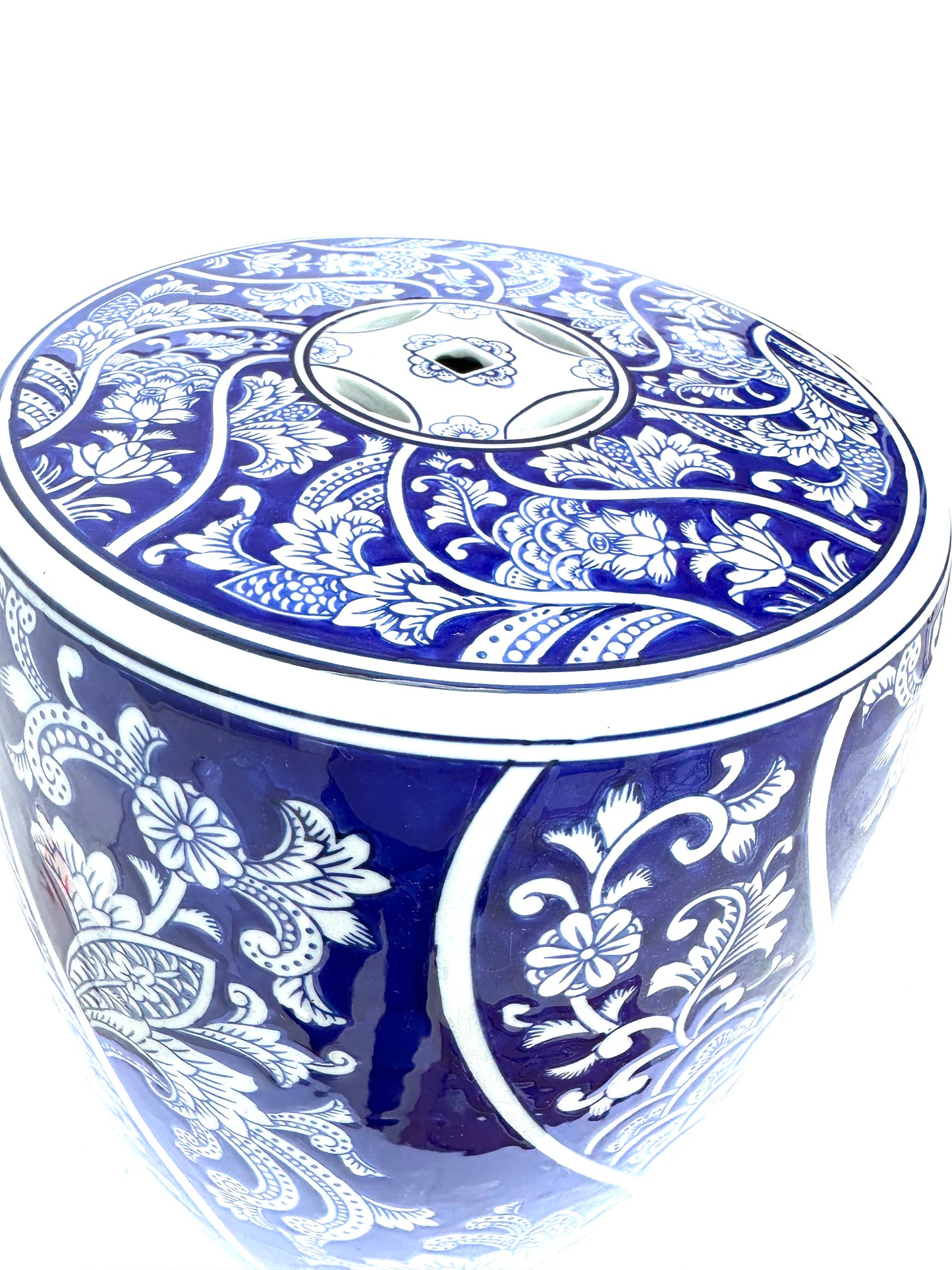Oriental Blue Stool