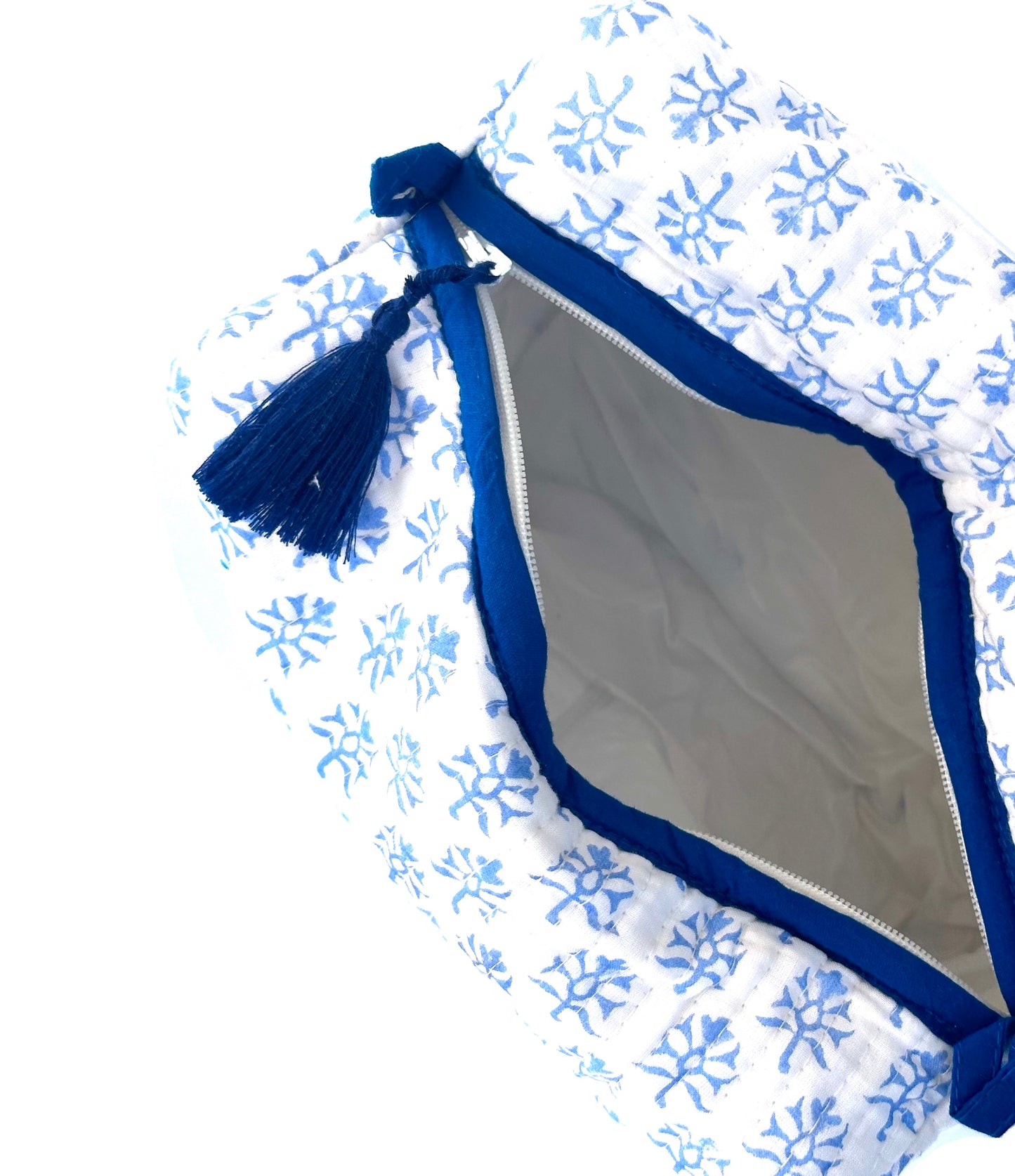 Blue blossom Cosmetic bag