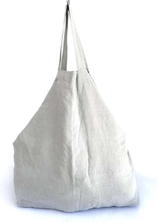 Linen Tote Shopper Bag