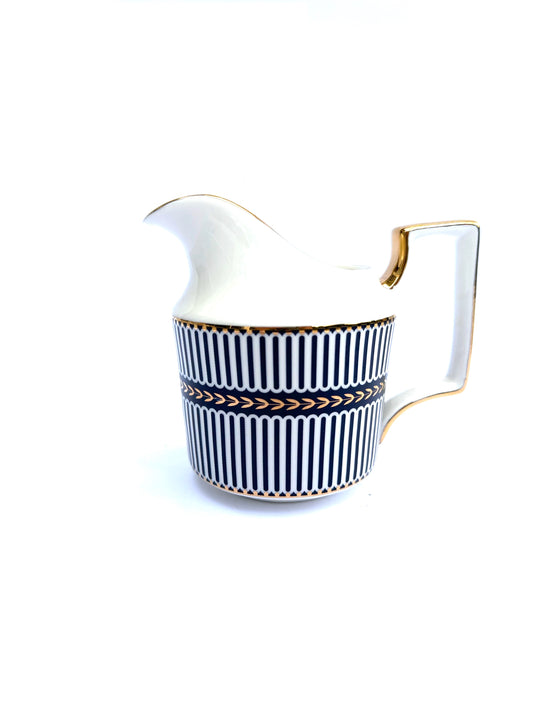 Milk Jug with Gold Trim