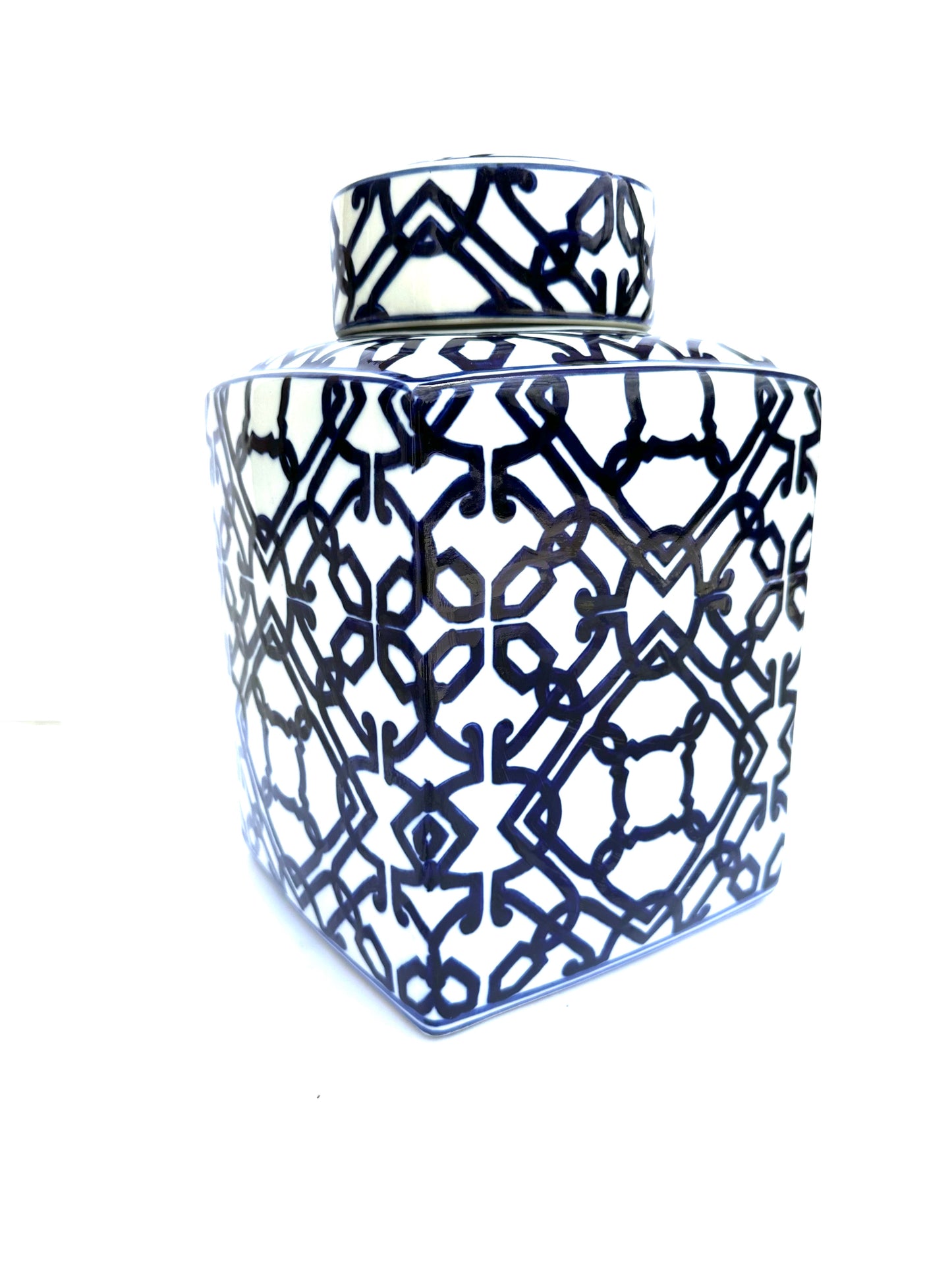 Navy Blue Lidded Jar