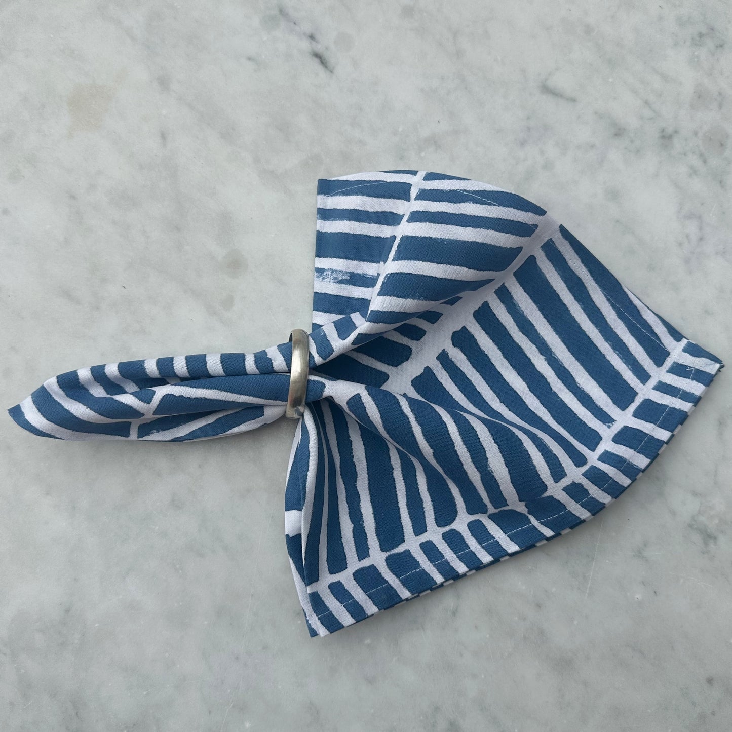 White Stripe Cotton Napkin