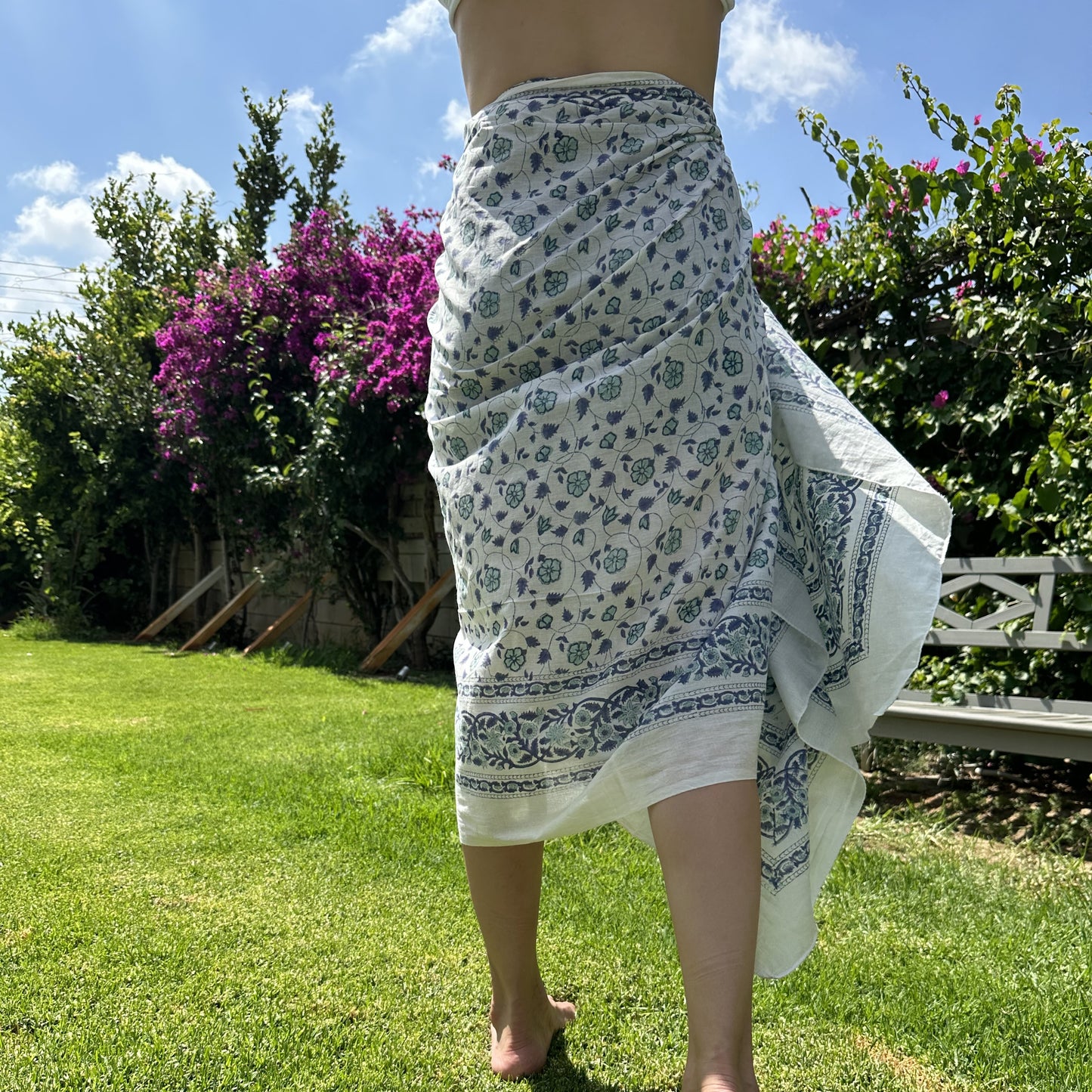 Blue Coral Sarong