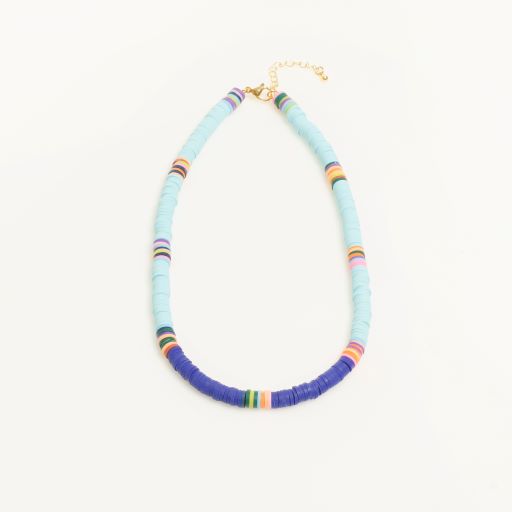 Heishi Necklace Turquoise-Blue – Terra et Vita - Main Image