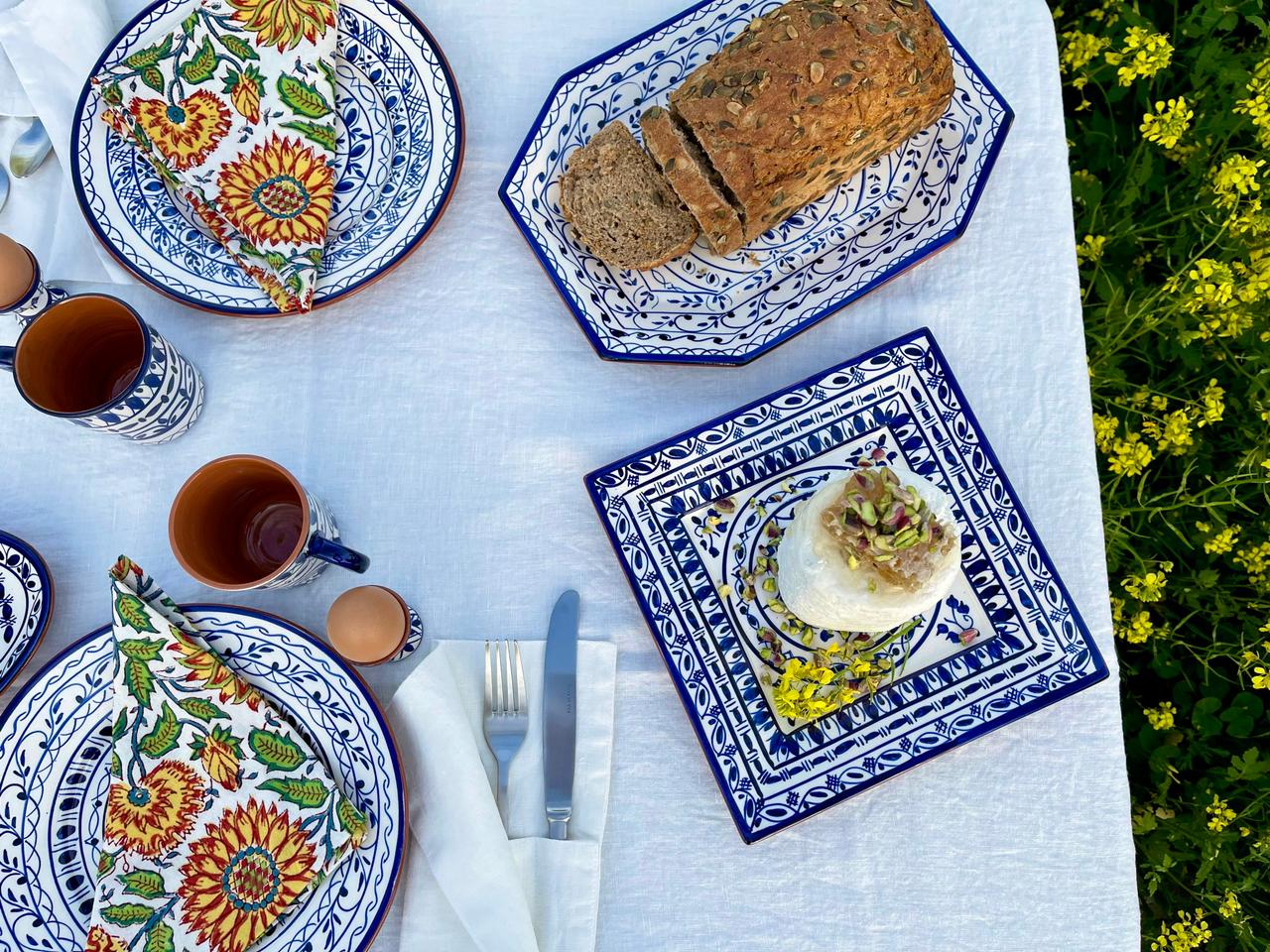 Portuguese Square plate