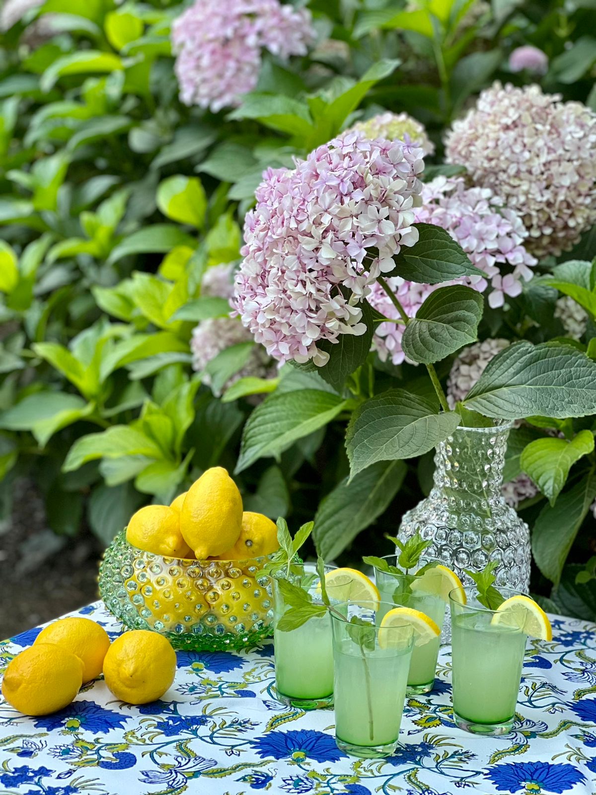 Hobnail Carafe - Clear