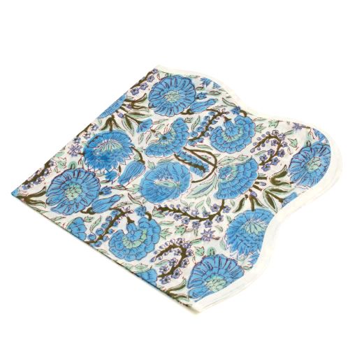 Paisley Blue embroidered Napkin