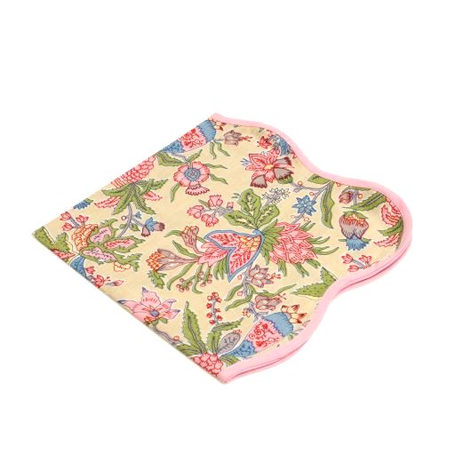 Paisley Pink Embroidered Napkin