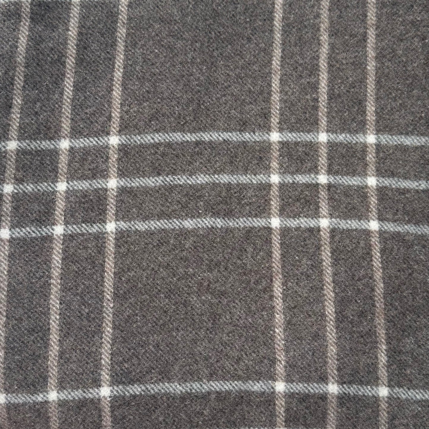 Chequered blanket brown