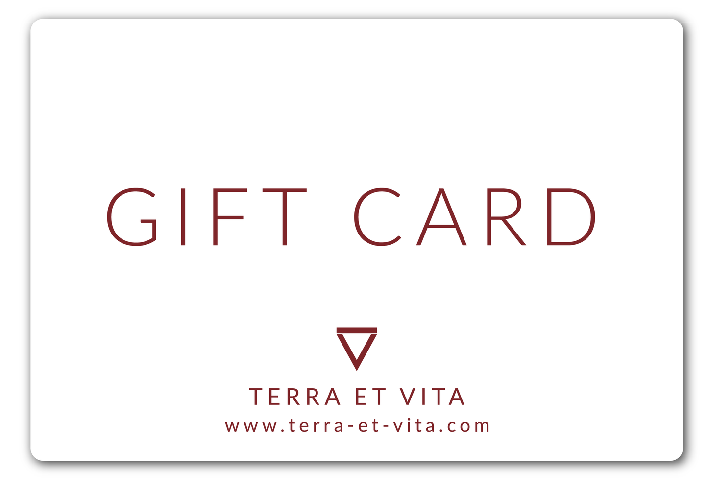Terra et Vita Gift Card