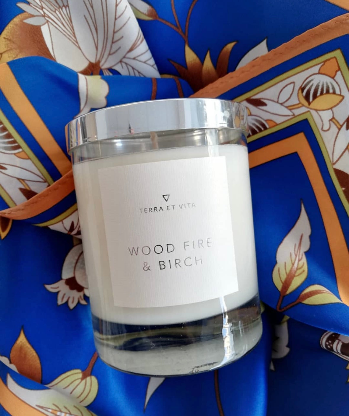 Wood, Fire, Birch Natural Candle