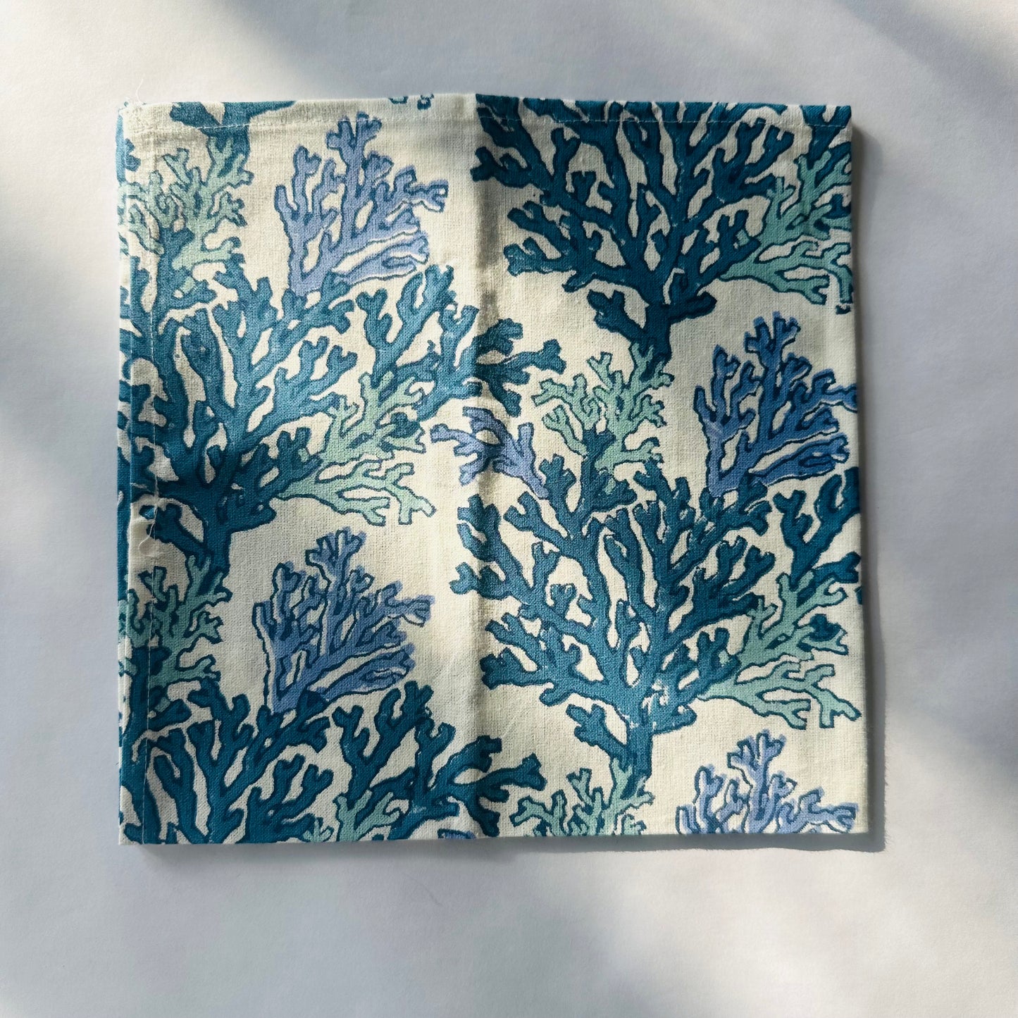 Coral blue Cotton Napkin