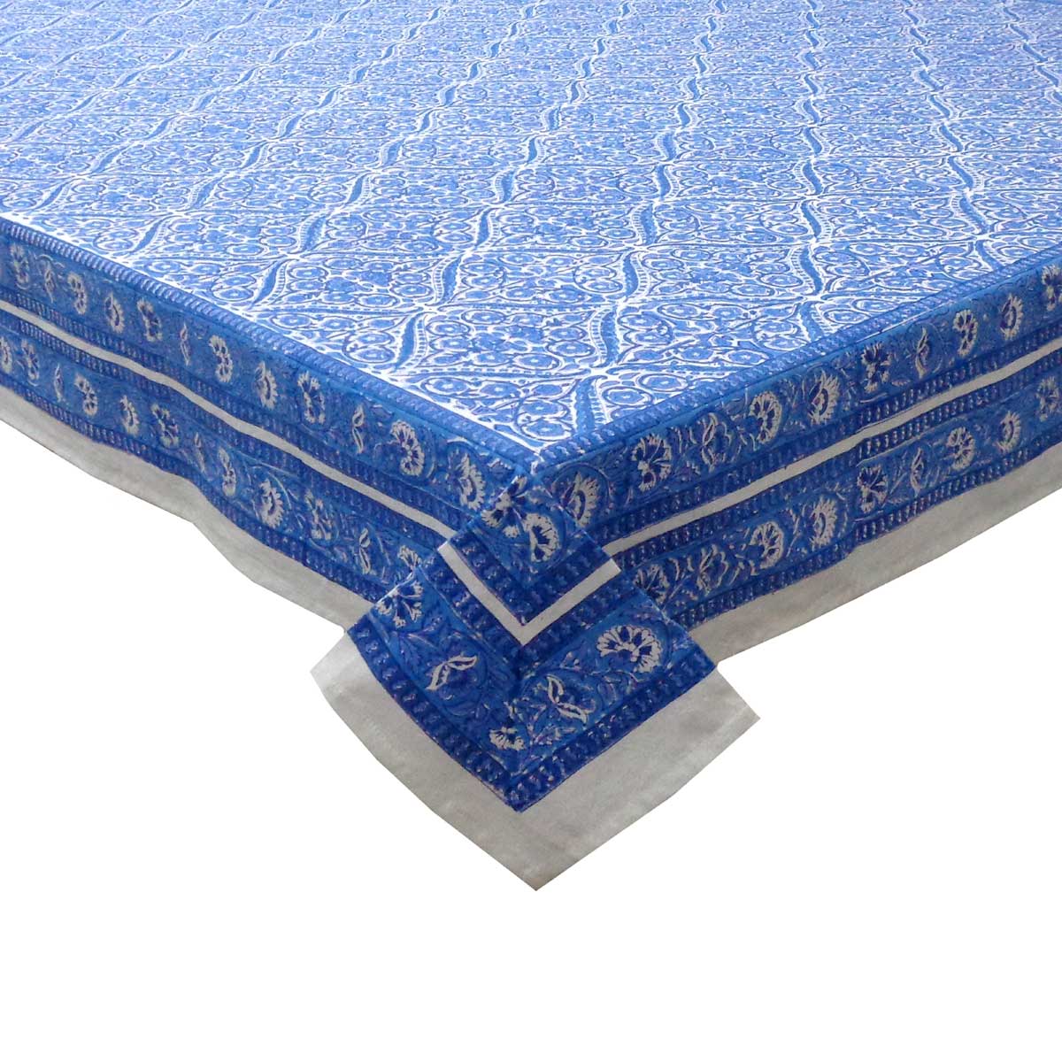 Blossom Blue Tablecloth