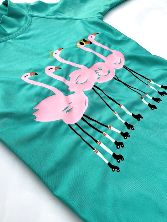 Flamingo Bathing Top + Pants