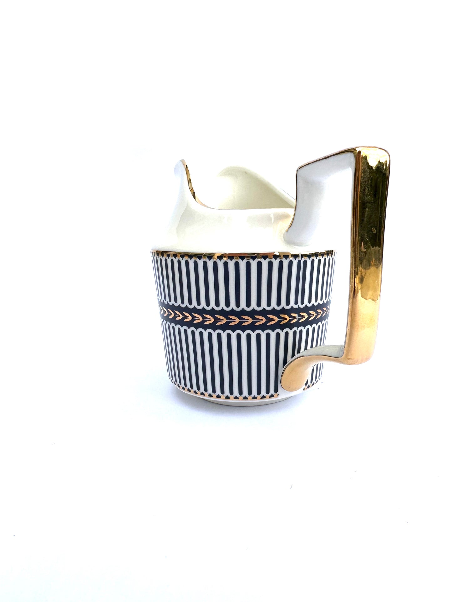 Milk Jug with Gold Trim