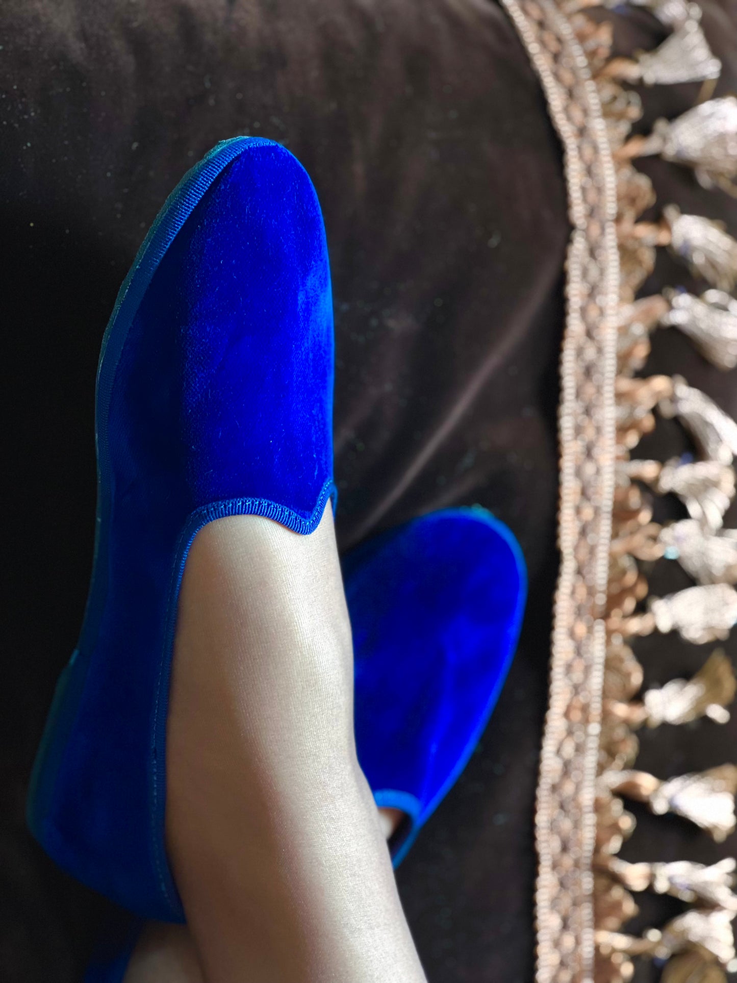 Venetian Slippers Royal Blue